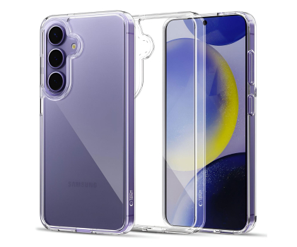 Etui do telefonów Tech-Protect Flexair Hybrid do Samsung Galaxy S25 Clear